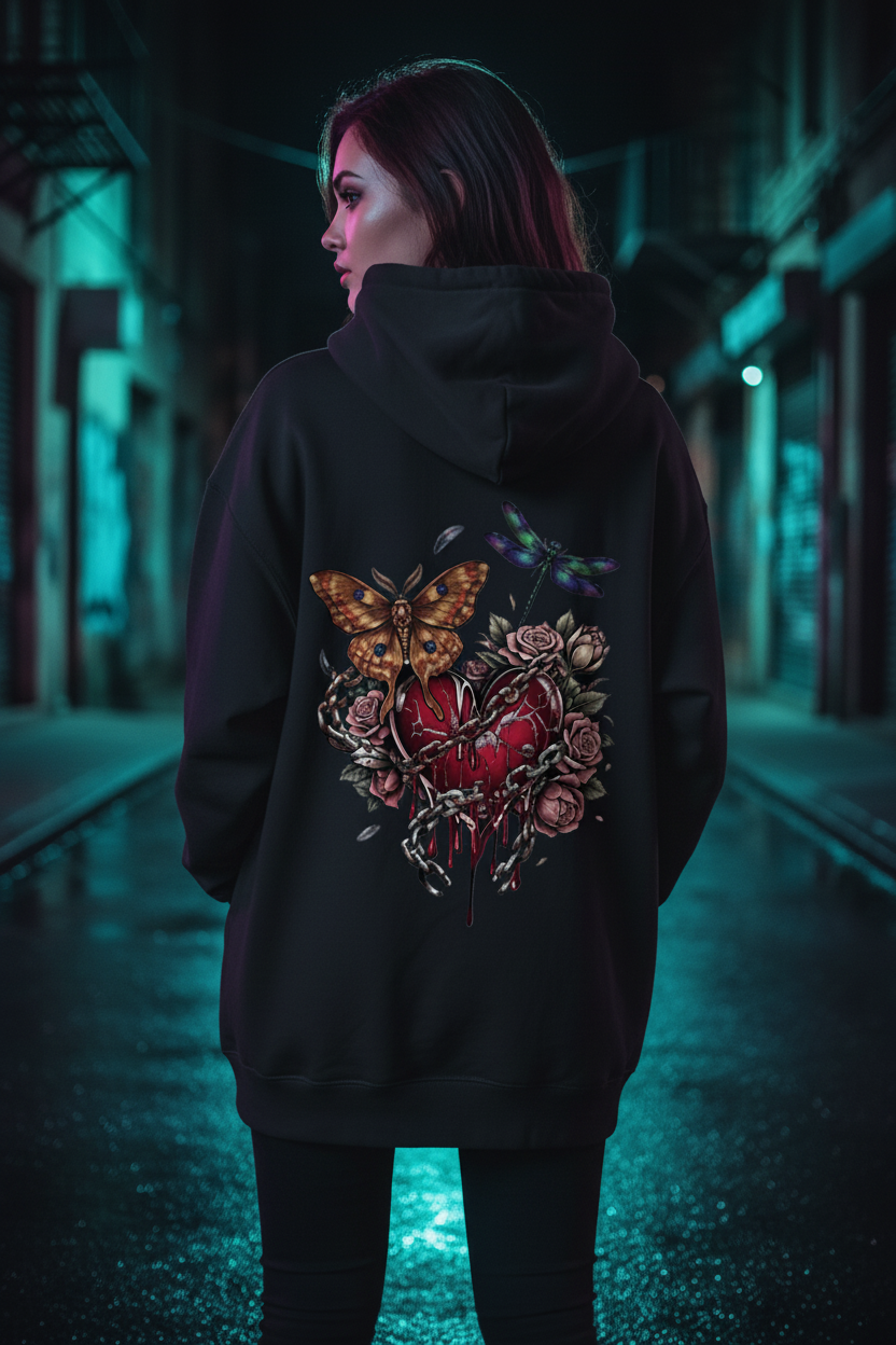 Unisex Beauty n Chains Heavyweight Pullover Hoodie
