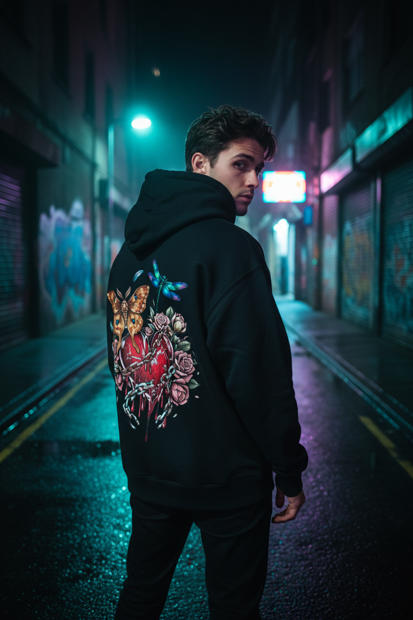 Unisex Beauty n Chains Heavyweight Pullover Hoodie