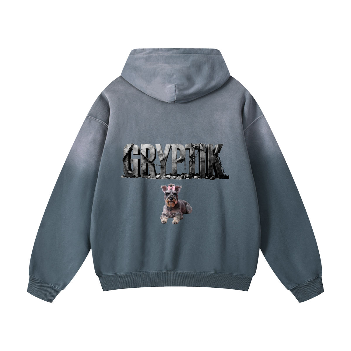 Princess Schnauzer Heavyweight Sunfade Oversized Hoodie