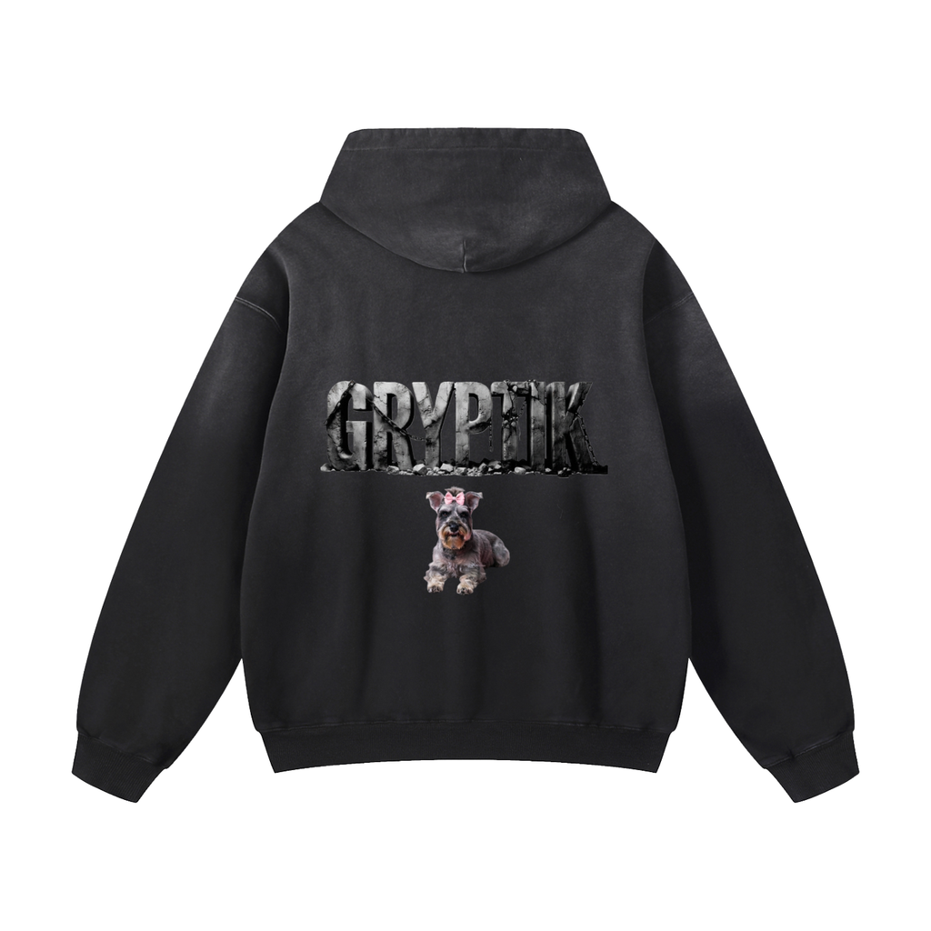 Princess Schnauzer Heavyweight Sunfade Oversized Hoodie