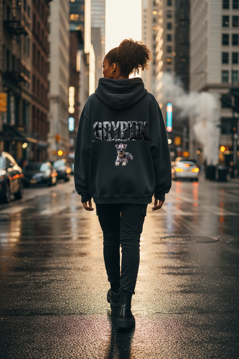Princess Schnauzer Heavyweight Sunfade Oversized Hoodie