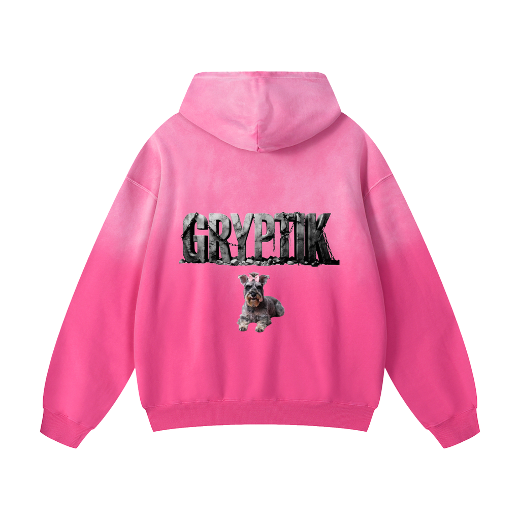 Princess Schnauzer Heavyweight Sunfade Oversized Hoodie