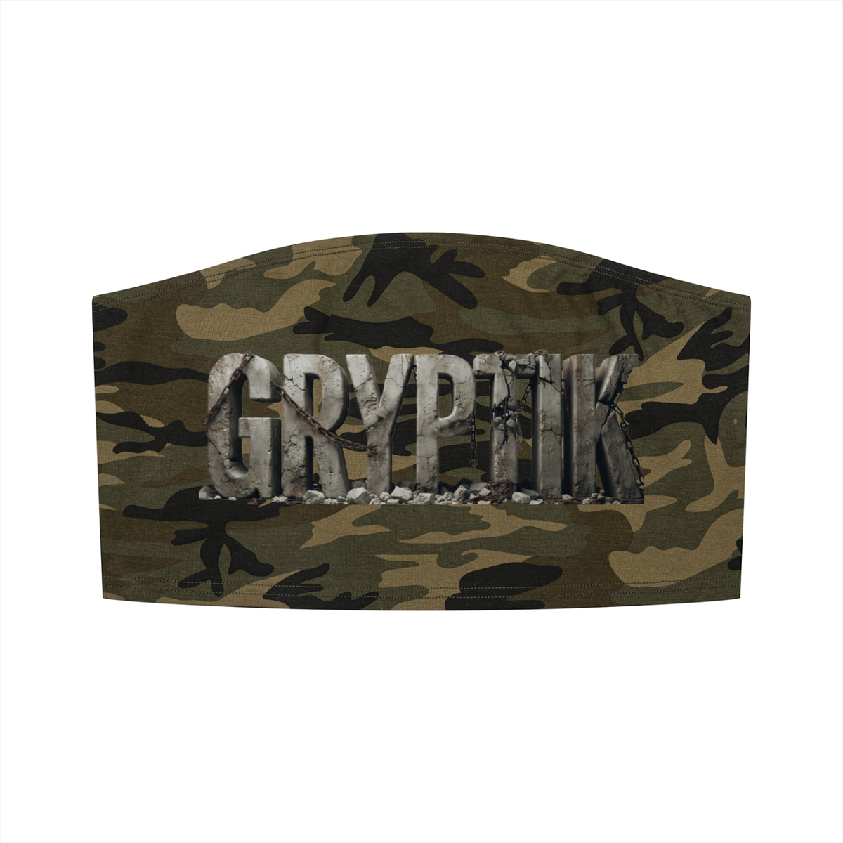 Women’s Camo Cropped Tube Top