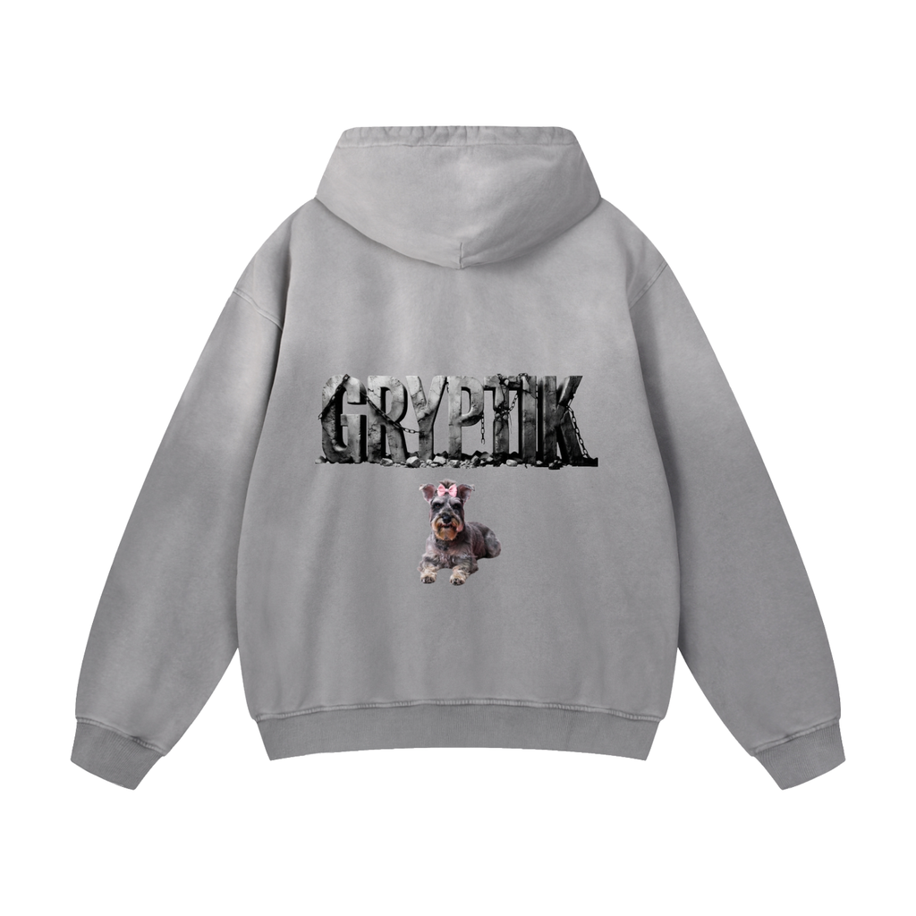 Princess Schnauzer Heavyweight Sunfade Oversized Hoodie