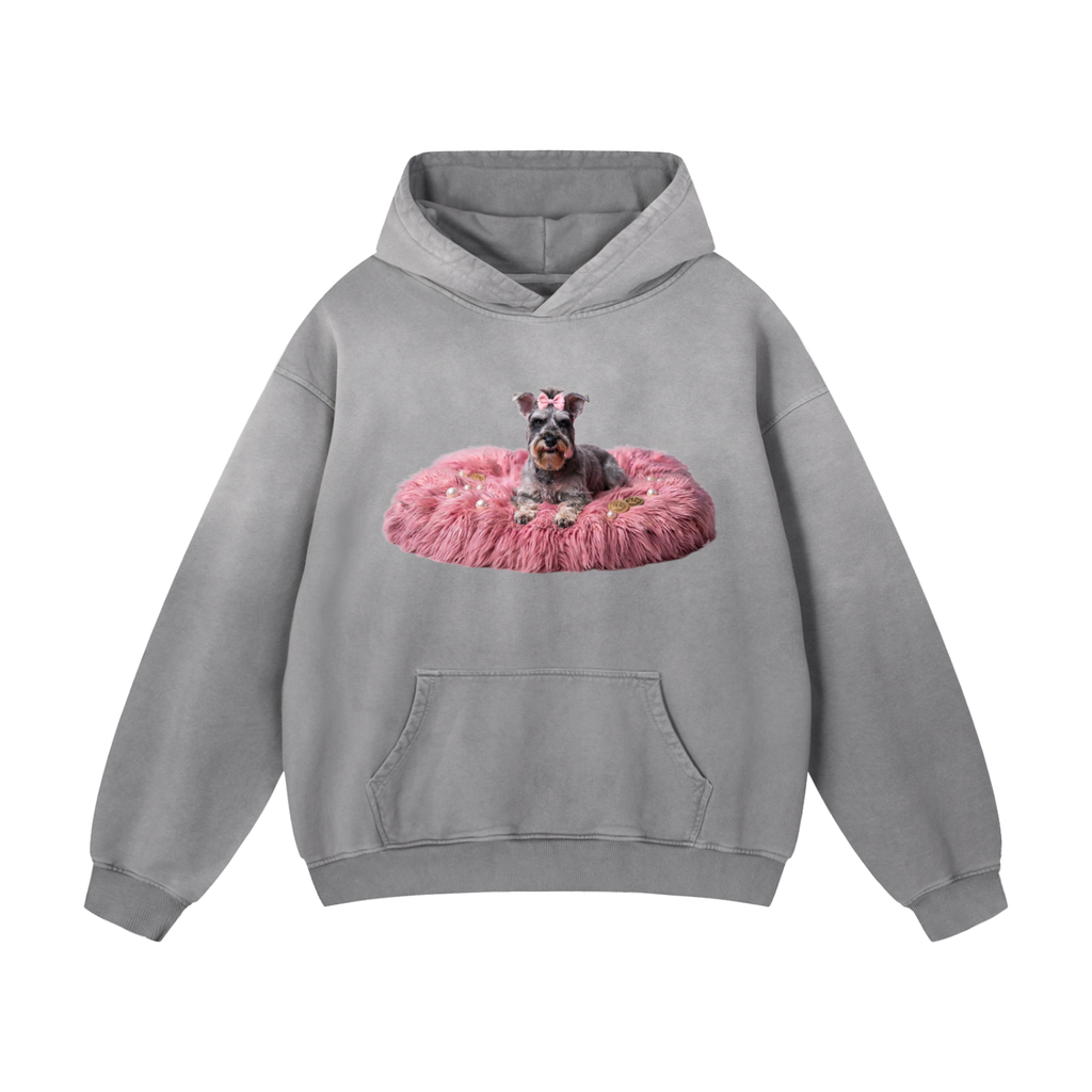 Princess Schnauzer Heavyweight Sunfade Oversized Hoodie